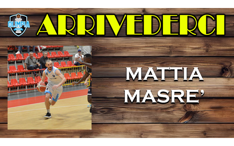 MATTIA MASRE’ AI SALUTI
