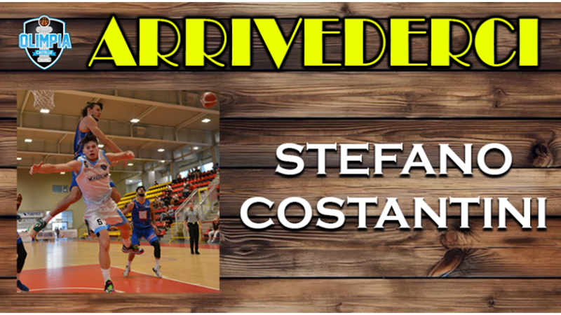STEFANO COSTANTINI SALUTA L’OLIMPIA