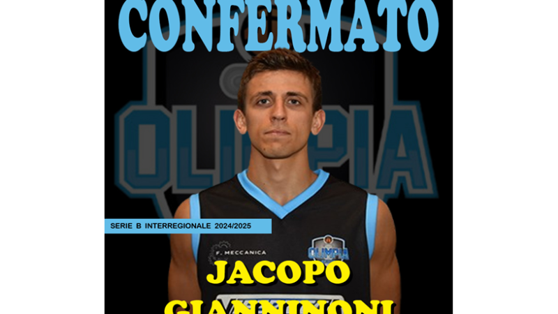 GIANNINONI: “SONO CARICO”