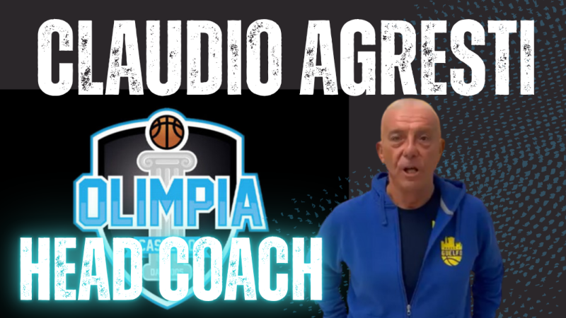 CLAUDIO AGRESTI E’ IL NUOVO COACH